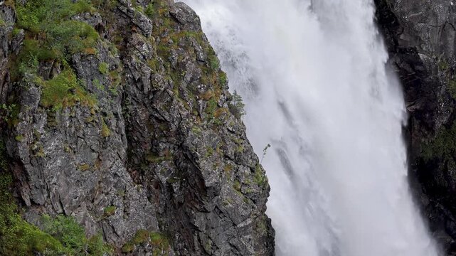 Voringfossen waterfall in Norway