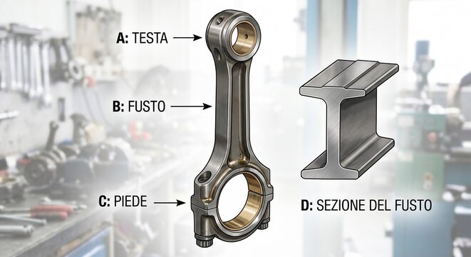 Rappresentazione di una biella