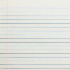 Naklejka premium Printable Wide Ruled Notebook Paper