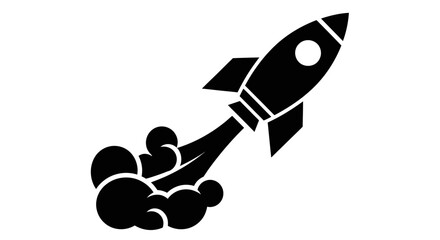 Rocket Ship Launch Icon © Vect