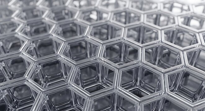 Close-up view of galvanized steel wire mesh texture.
