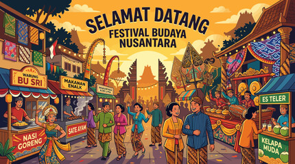 Indonesian Cultural Festival: Welcome to Nusantara Festival with Traditional Food and Dance © Zahra