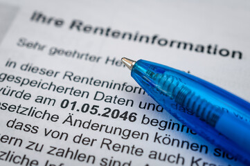 Obraz premium Rentenversicherung Bund Deutschland