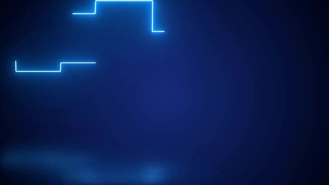 Neon-style digital motion overlay video often used for live streaming