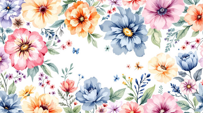 Elegant Botanical Artwork Adding Sophistication to Special Event Materials