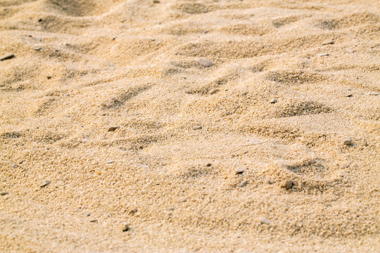 The sand on the beach by the sea
