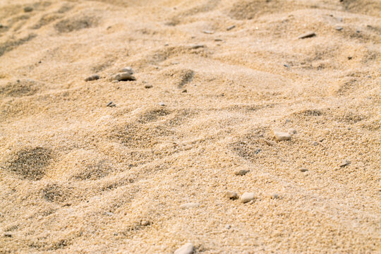The sand on the beach by the sea