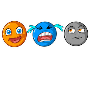 Funny Types of People Science Pun Design, Cartoon Proton Electron and Neutron Characters Chemistry Physics Joke Illustration