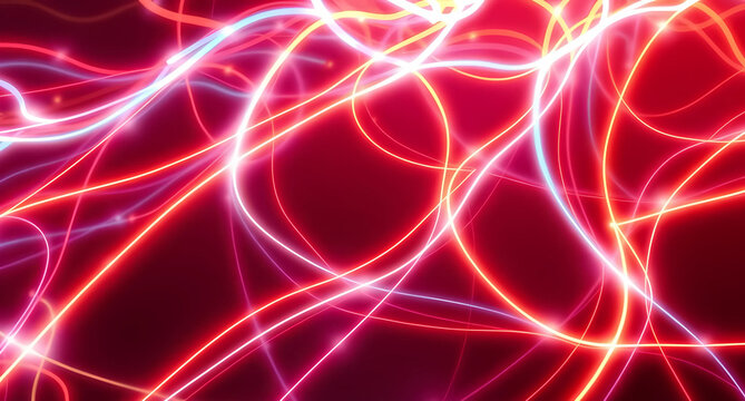 abstract red background with lines