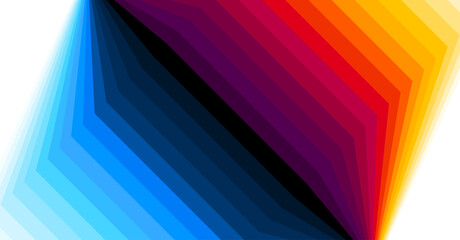 Obraz premium Colorful geometric flat line technology abstract background