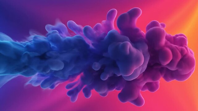 Vibrant abstract background featuring smooth luminous color gradients with soft transitions between multi-colored neon hues for digital art, web design, and motion graphics backgrounds.