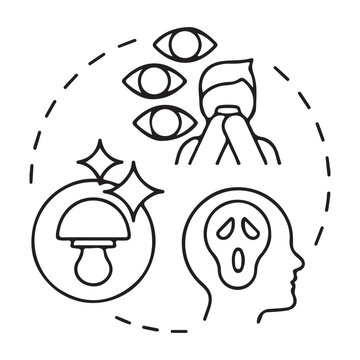 Hallucinations and Fear Icon