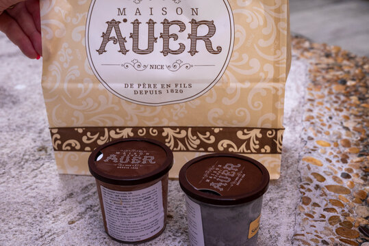 Maison Henri Auer ice cream tubs