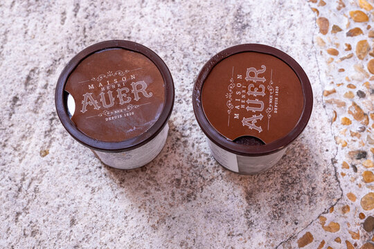 Maison Henri Auer ice cream tubs
