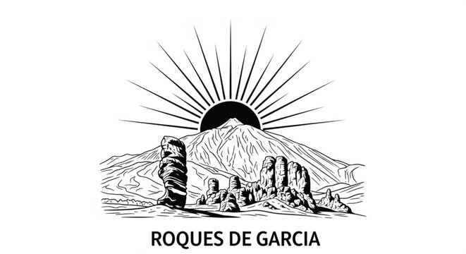 Rock Formations Roques De Garcia Landscape.