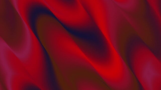 Abstract red motion background featuring smooth waves of vibrant color and dark gradients creating a dynamic silk texture for cinematic video.