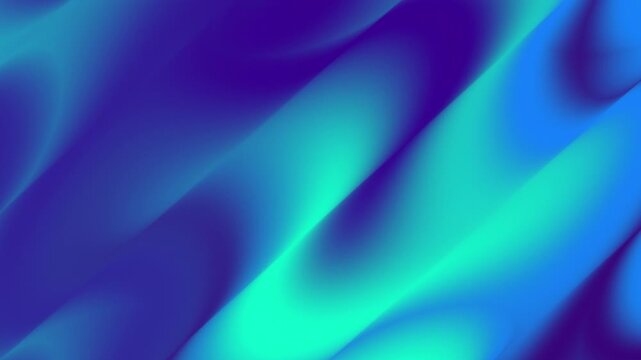 Abstract flowing gradients moving in blue and turquoise colors smooth digital liquid waves motion background for creative video projects visual art.