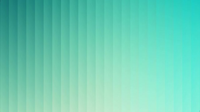 Abstract gradient motion background with flowing turquoise vertical bars shifting light and dark patterns in simple minimalist style seamless loop.