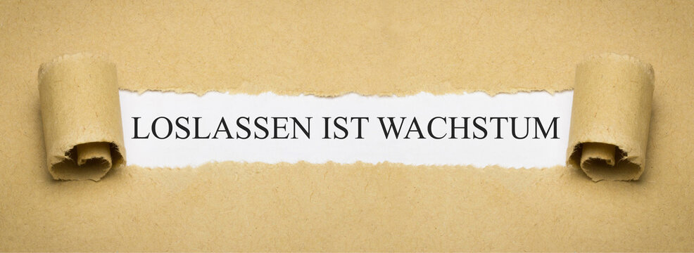 Loslassen ist Wachstum