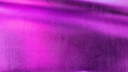 Metallic Purple Spandex Fabric Texture with Shiny Satin Surface for Fashion Design, Violet Foil Foil Texture Background, Glossy Magenta Textile Pattern for Costume, Banner and Wallpaper Background.