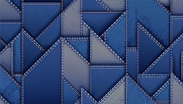 denim patchwork textile pattern