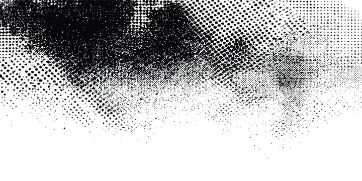 Abstract texture dust particle and dust grain on white background  old  texture of cracks, chips, dot. Dirty monochrome pattern .. Black isolated on white background