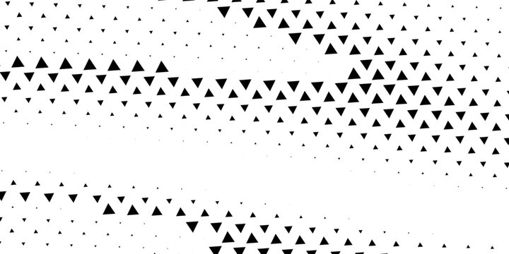 Halftone triangles pattern. Abstract geometric gradient background. Vector illustration, EPS 10.