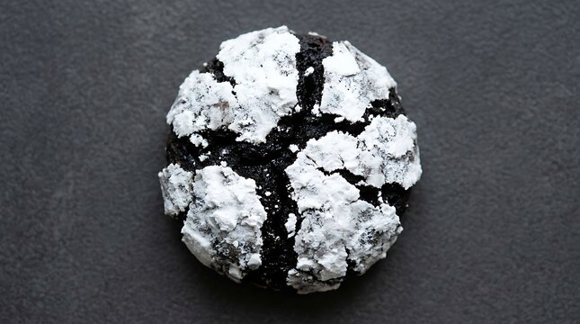 Broken chocolate cookie