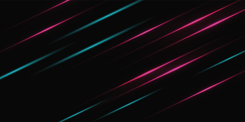 3D light neon esport game background. Dark black neutral abstract background for presentation design © ahmad