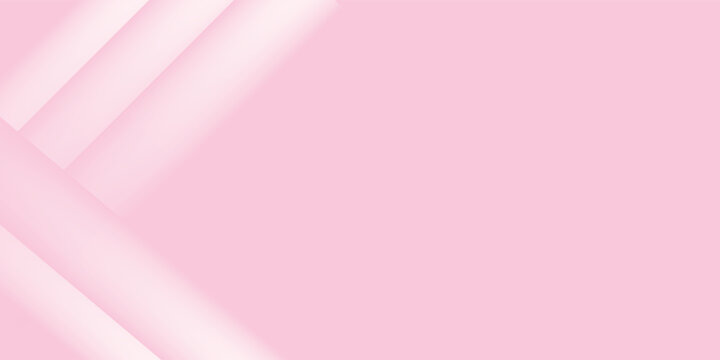 Abstract pink background. Pink modern shapes background for banner template.