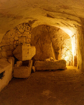 Beit She'arim Necropolis Cave of the Coffins, a word heritage site in Israel