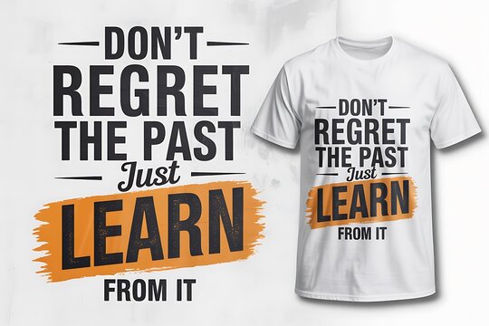 Inspirational Quote T-Shirt Design