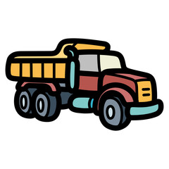 dump truck illustration © smalllike
