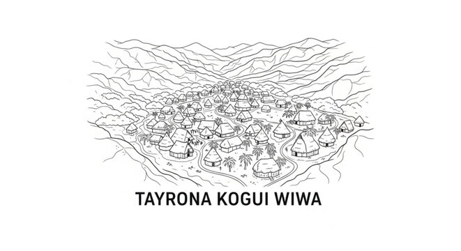 Tayrona Kogui Wiwa Indigenous Village.