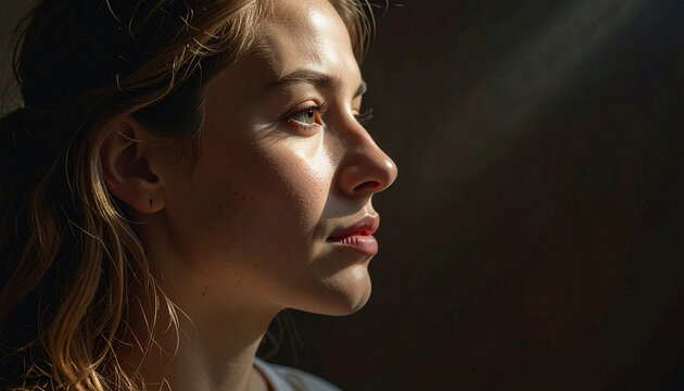 Portrait of a Young Woman in Natural Light
