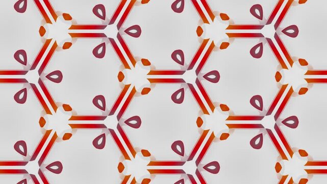 Clean hexagonal geometric pattern loop with minimal corporate technology style