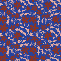 Obraz premium beautiful flowers pattern suitable for textile design or wall decoration