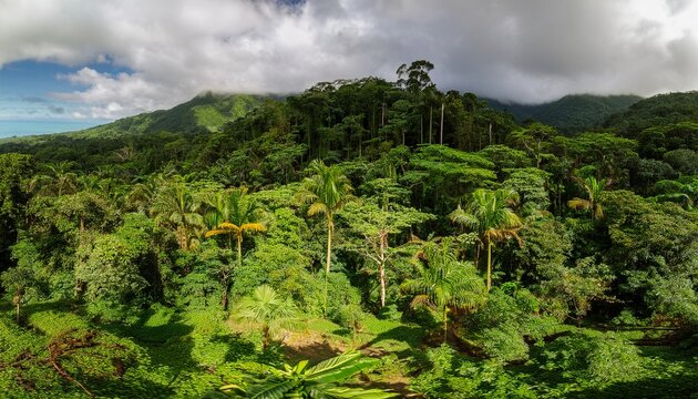 lush tropical rainforest in el yunque national forest puerto rico rainforest el yunque puerto rico tropical nature green