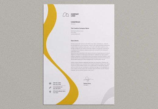 Creative Letterhead Design Template
