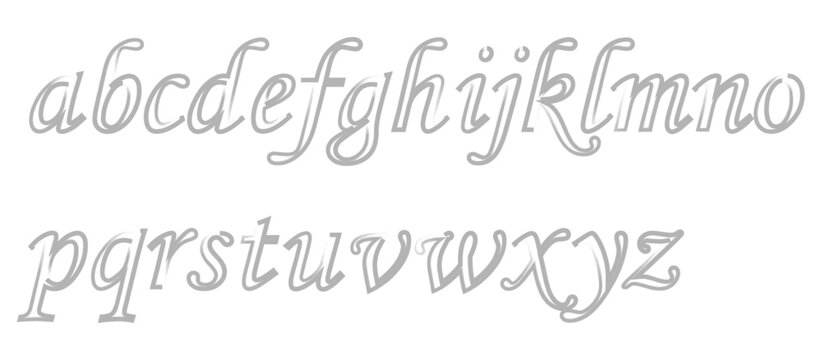 Brush font letter alphabet. Hand drawn typography chalk paint font brush alphabet. Handwritten kid chalk script texture stroke letter. Vector illustration.