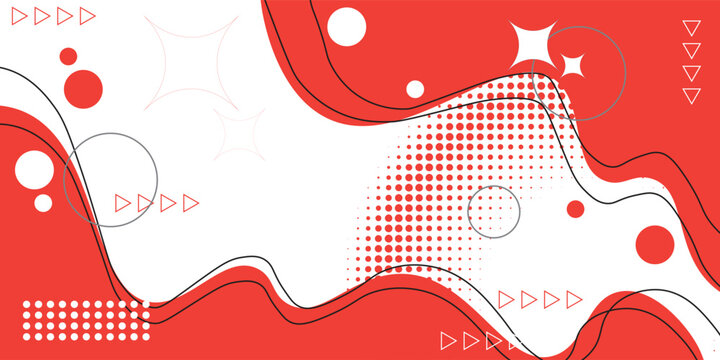 red and white backgroud, liquid backround with red and wihite color Vector Template EPS 10