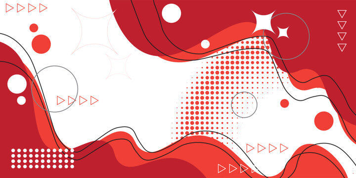 red and white backgroud, liquid backround with red and wihite color Vector Template EPS 10
