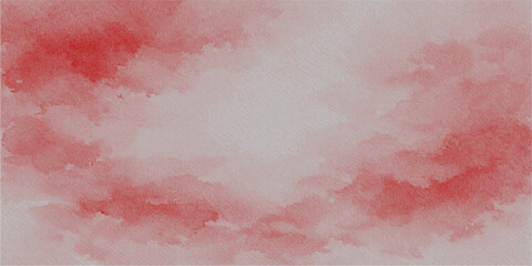 Obraz premium An abstract pink and red watercolor background features a textured grunge paper design with subtle orange splashes and a pastel paint illustration