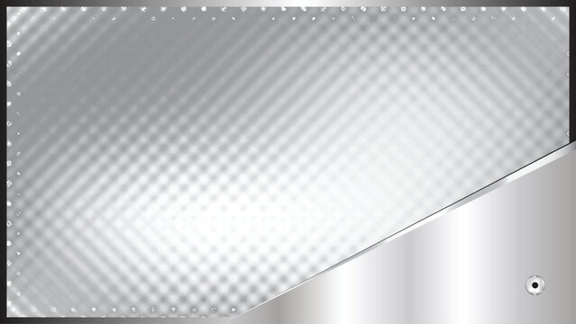 Modern metal background, Premium Aluminum Texture Background Vector Template