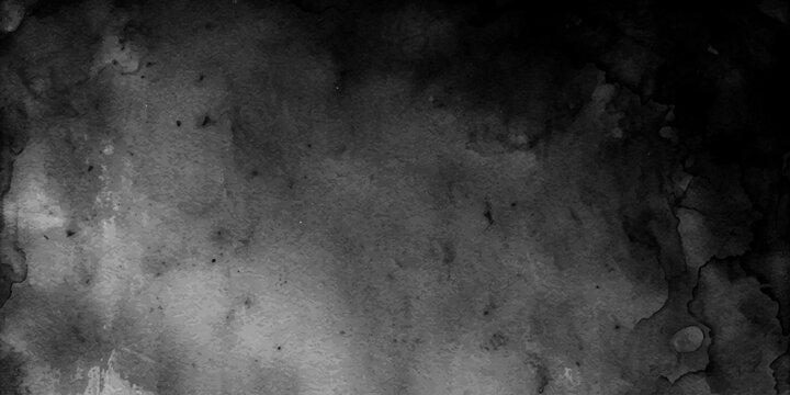Dark old vintage grunge wall background with a rough textured grey concrete surface and scratches