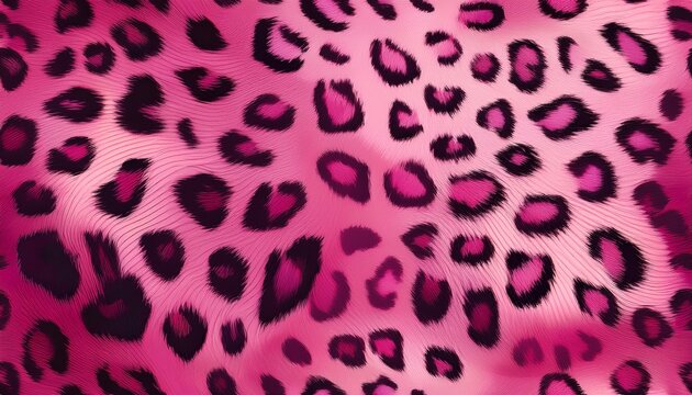 pink leopard print luxury seamless pattern