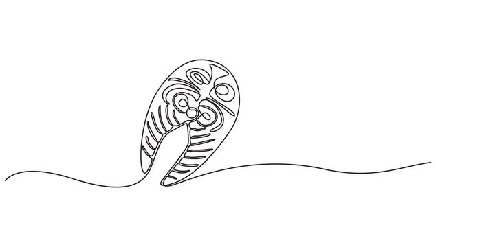 Abstract piece of fish, salmon steak, pink salmon, trout, Self drawing animation one continuous line draw, Meat Single Line Icon, Continuous one line vector drawing of piece of fish salmon line art,