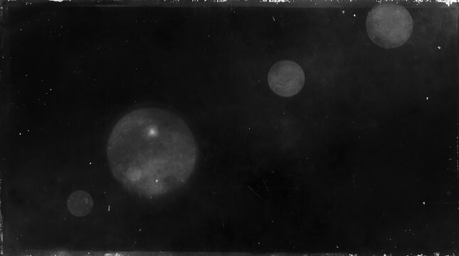 Retro film overlay effects include scratch dust and bokeh light leaks, featuring retro grain and noisy film textures along with distressed light flare on a black background, culminating in a black and