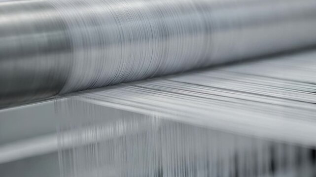 Closeup focus on polyamide microfiber fibers being spun and aligned emphasizing durability and softness in wipe manufacturing.