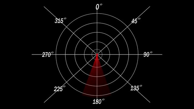 Red radar screen display with sector sweep and concentric circles Keywords: radar, screen, display, technology, navigation, sonar, detection, scan,